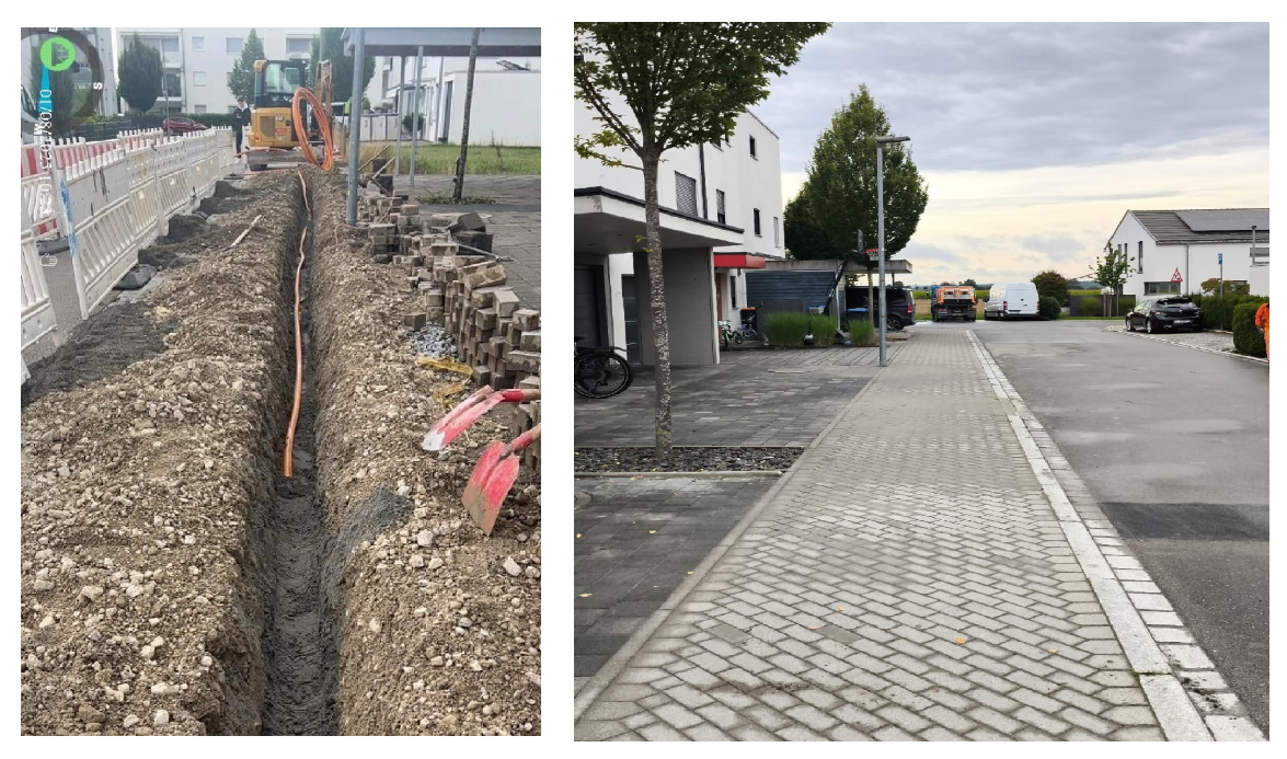 Tiefbau für Backbone-Trassen