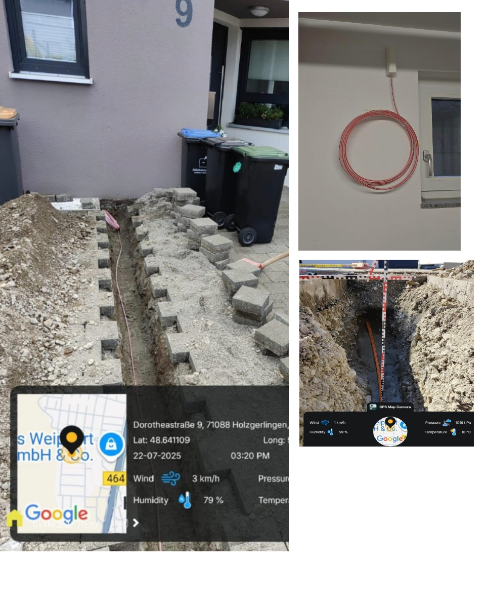 Herstellung eines Hausanschlusses