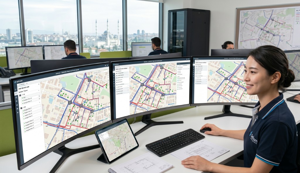 Fiber infrastructure planning visual